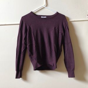 H&M Basics maroon sweater